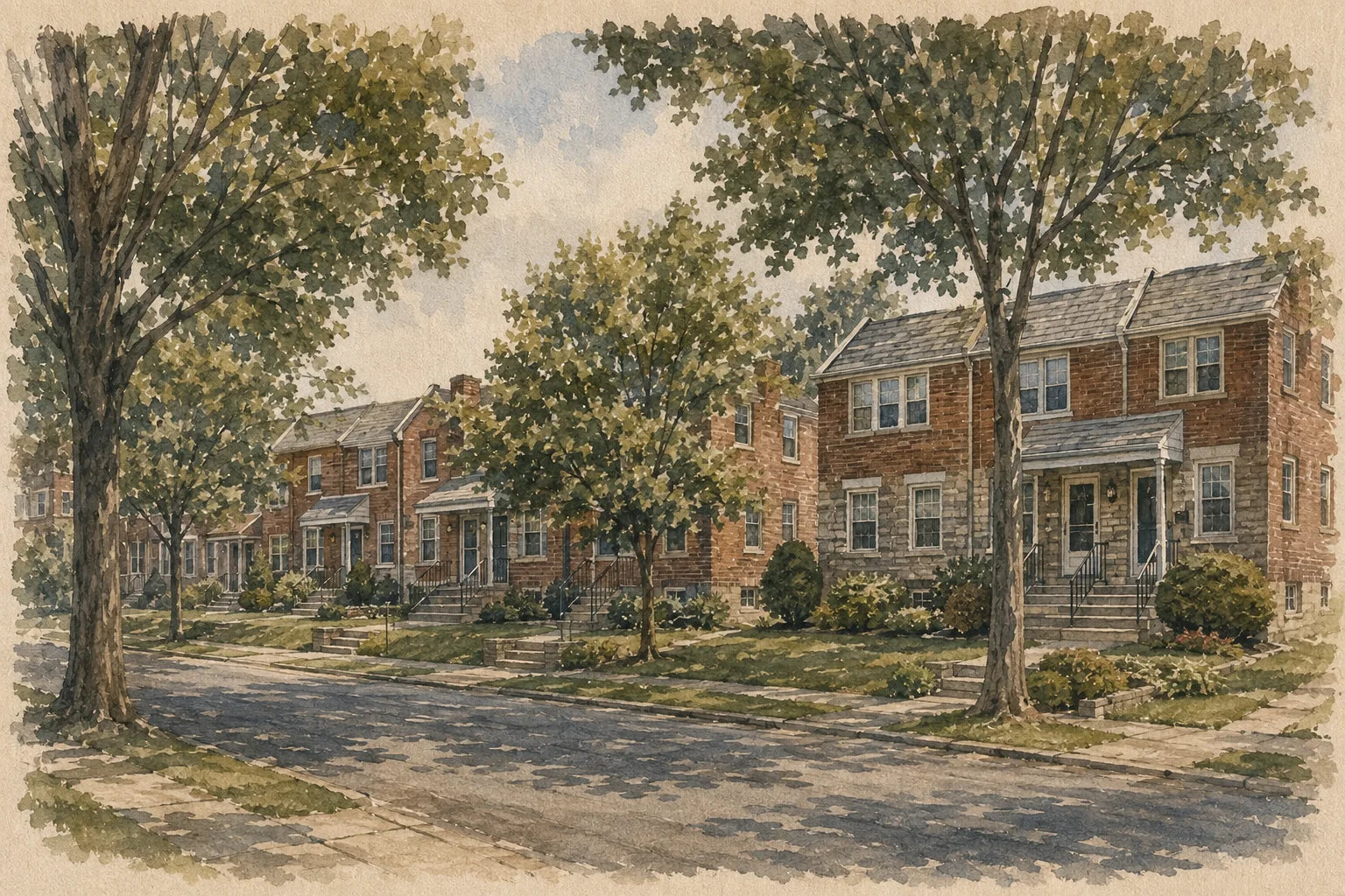 An illustration of Bustleton, Philadelphia