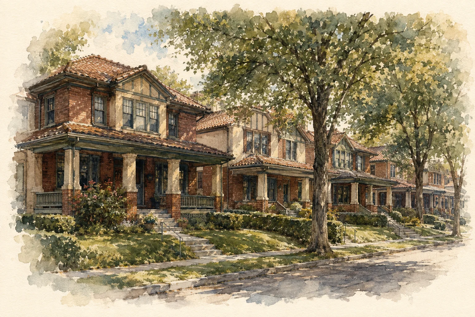 An illustration of Girard Estate, Philadelphia