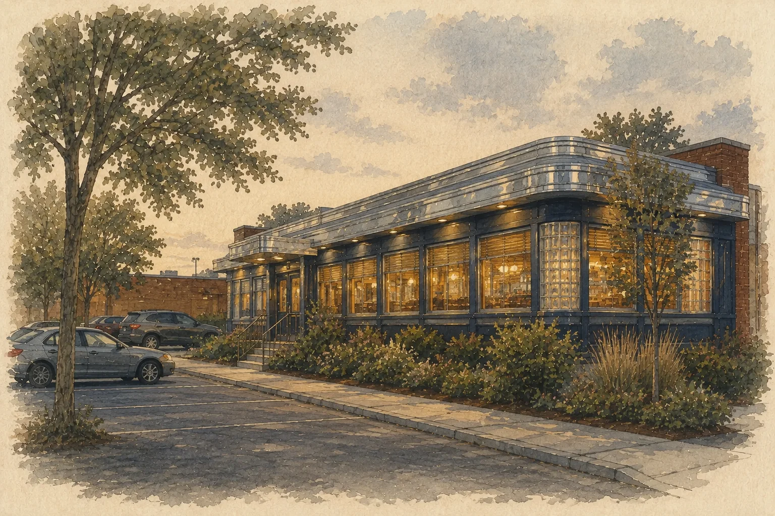 An illustration of Northeast Philadelphia, Philadelphia