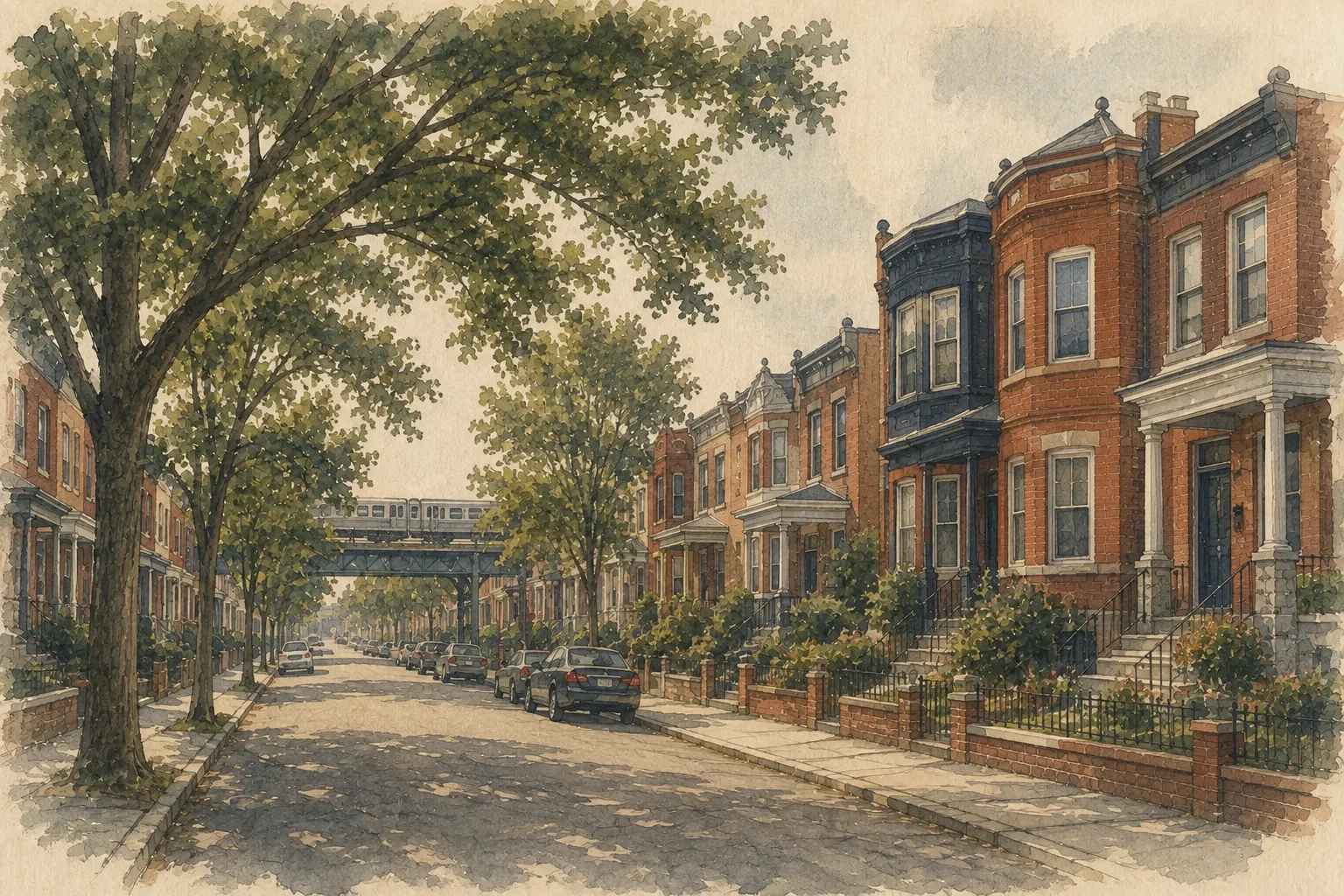 An illustration of Northeast Philadelphia, Philadelphia