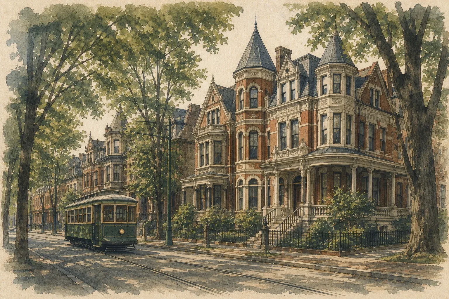 An illustration of West Philadelphia, Philadelphia