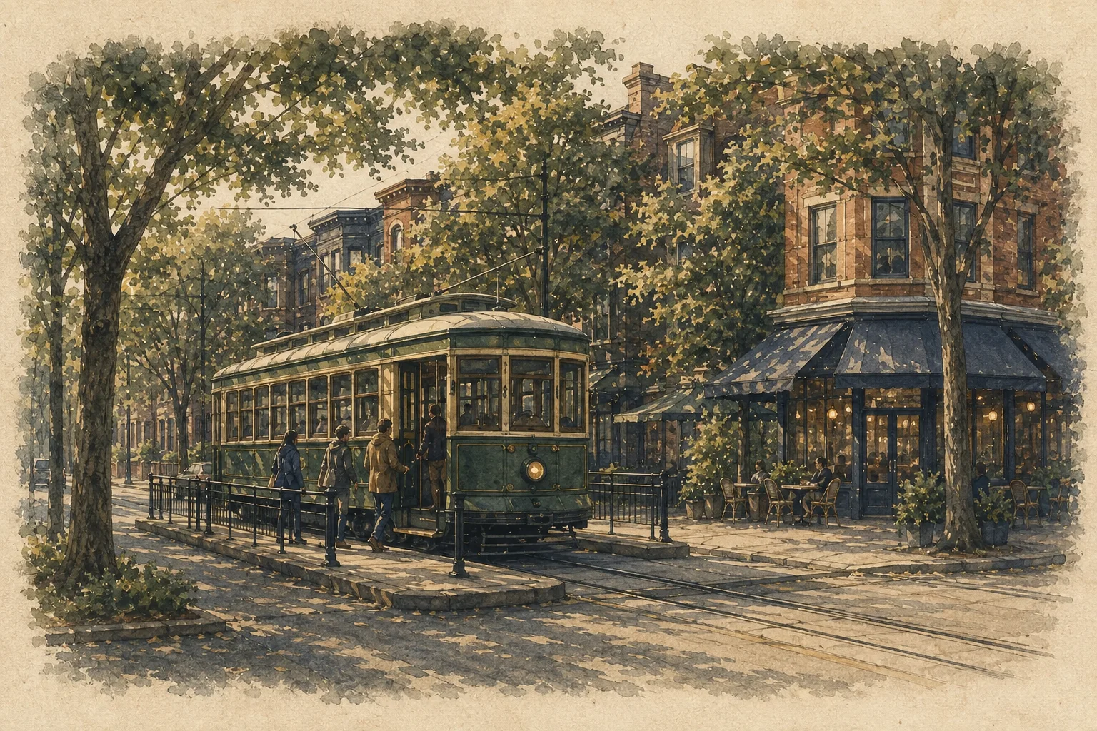 An illustration of West Philadelphia, Philadelphia