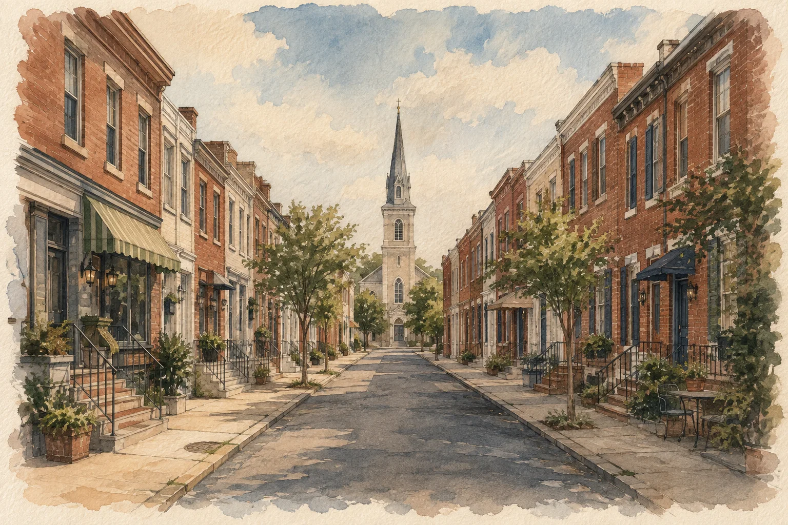 An illustration of Whitman, Philadelphia