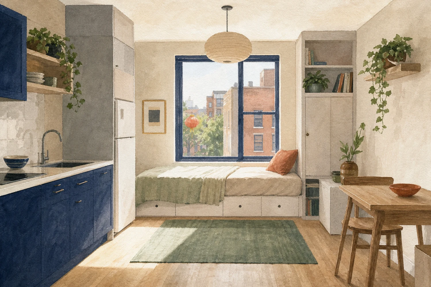 An illustration of Chinatown, Philadelphia