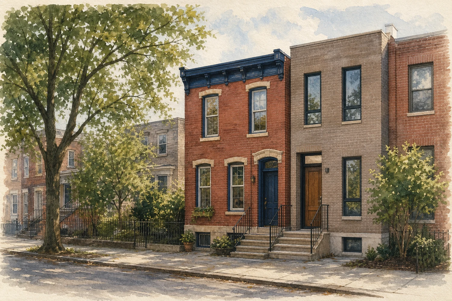 An illustration of Kensington, Philadelphia