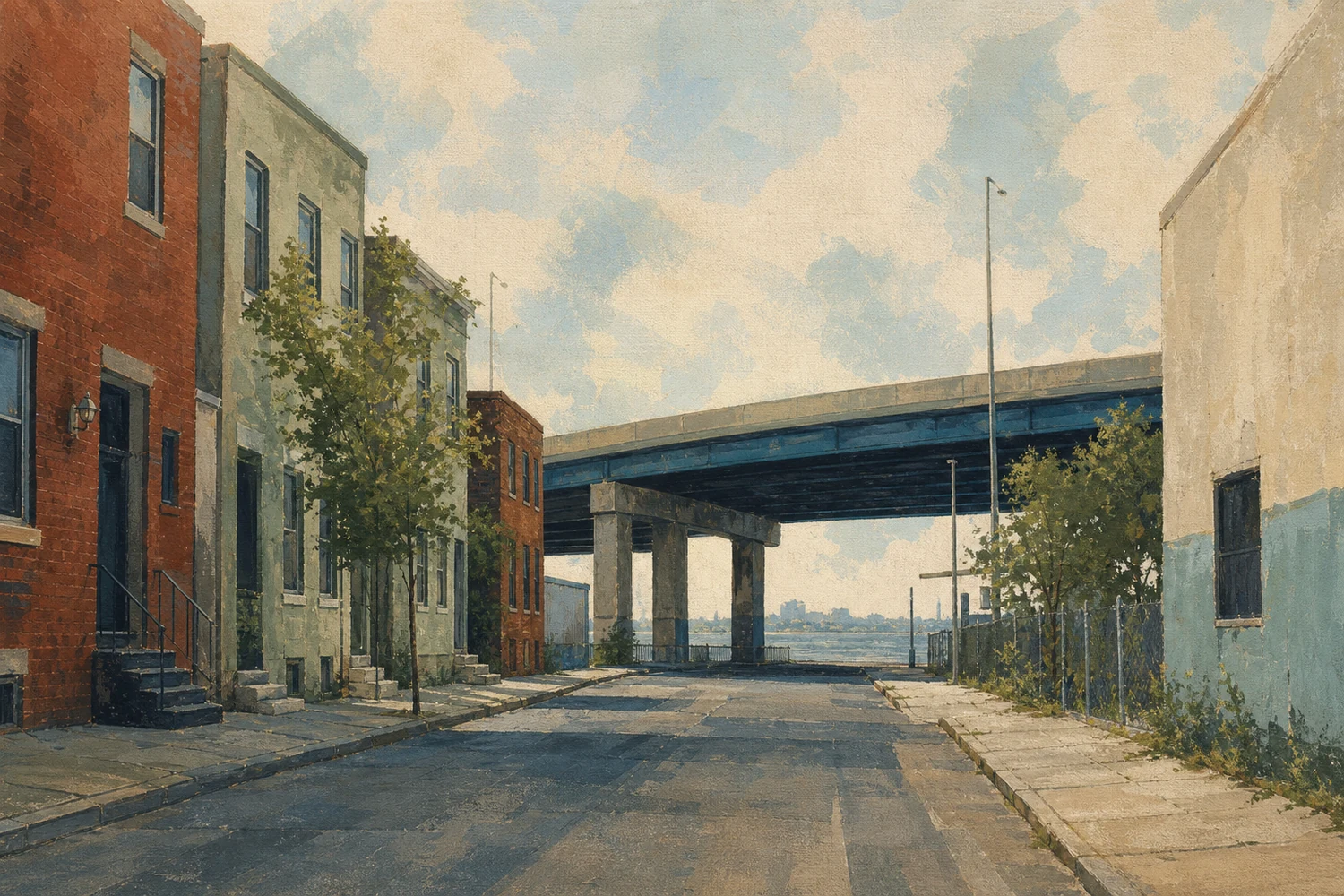 An illustration of Pennsport, Philadelphia
