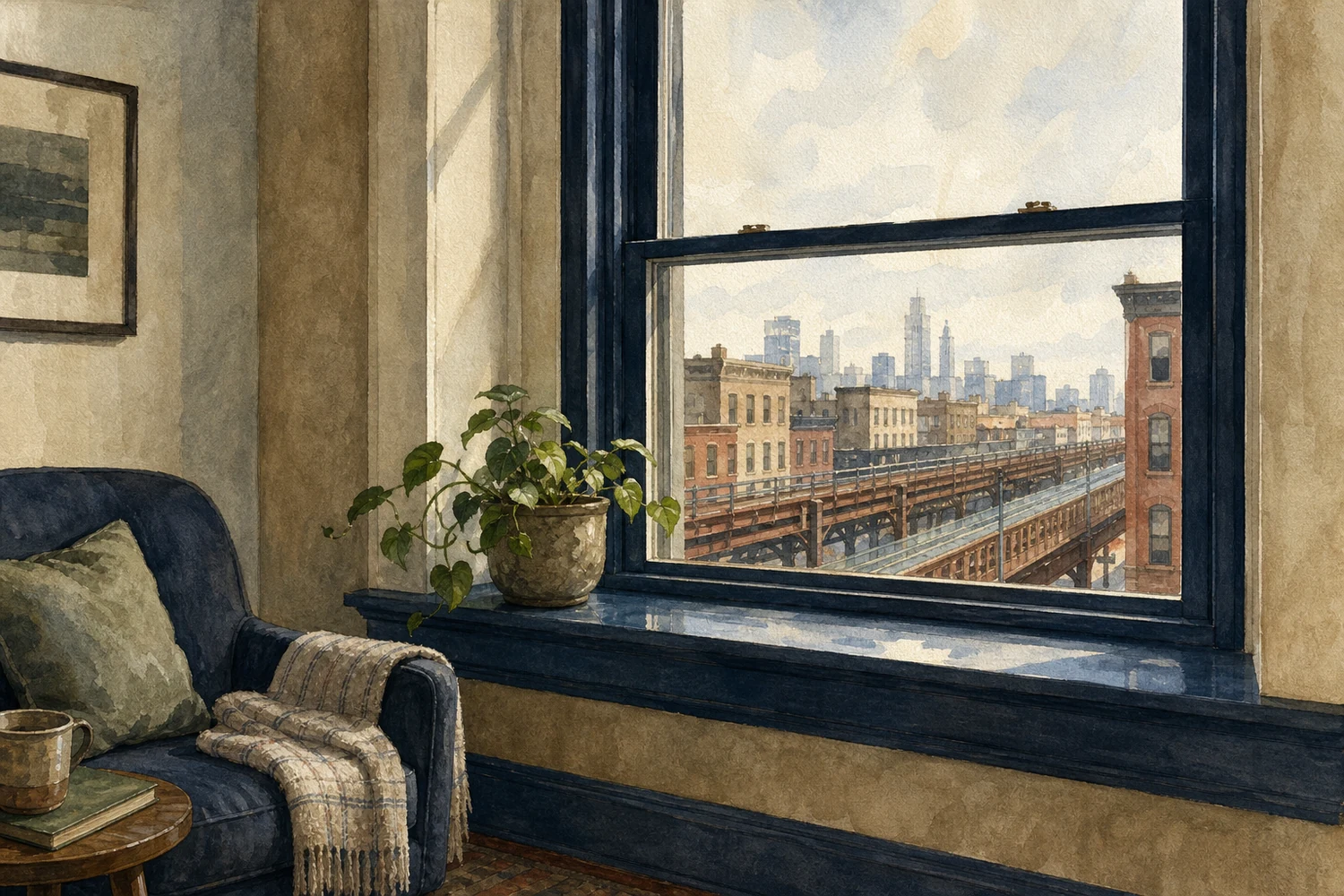 An illustration of Spring Garden, Philadelphia